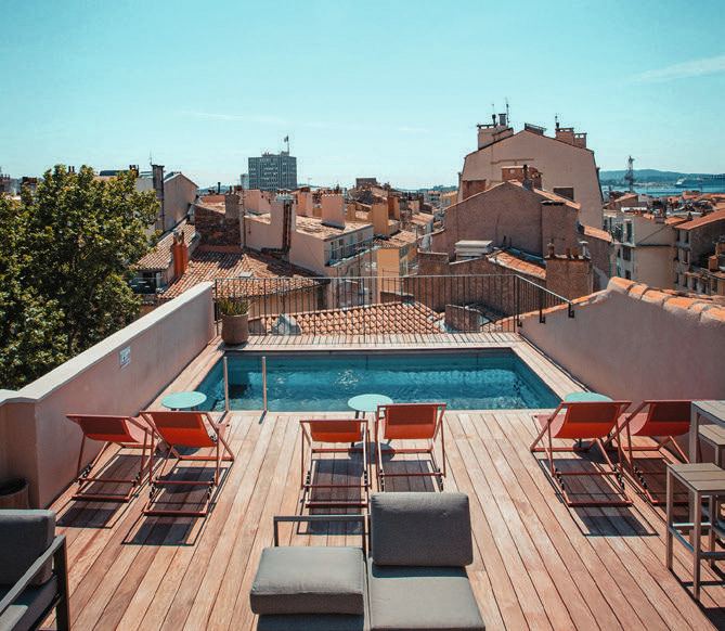 Piscine sur les toits