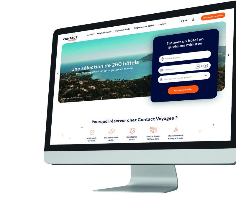 Le site contact-voyages.com